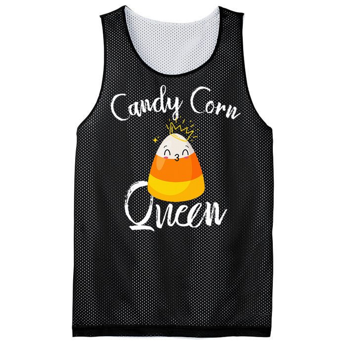 Candy Corn Queen Kawaii  Candy Corn Halloween Mesh Reversible Basketball Jersey Tank