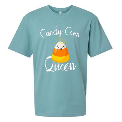 Candy Corn Queen Kawaii  Candy Corn Halloween Sueded Cloud Jersey T-Shirt