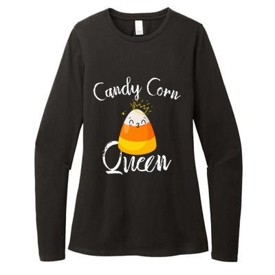 Candy Corn Queen Kawaii Candy Corn Halloween Womens CVC Long Sleeve Shirt