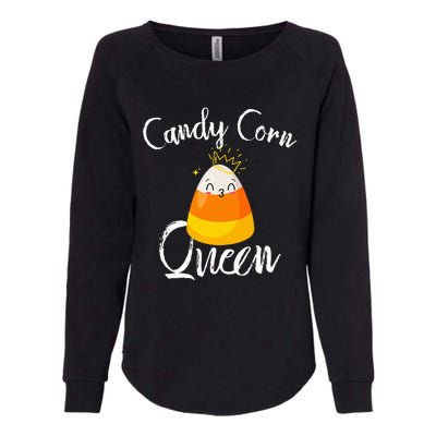 Candy Corn Queen Kawaii Candy Corn Halloween Womens California Wash Sweatshirt