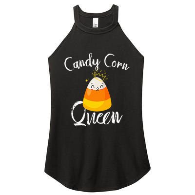 Candy Corn Queen Kawaii Candy Corn Halloween Women's Perfect Tri Rocker Tank