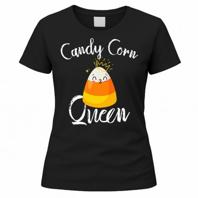 Candy Corn Queen Kawaii Candy Corn Halloween Women's T-Shirt