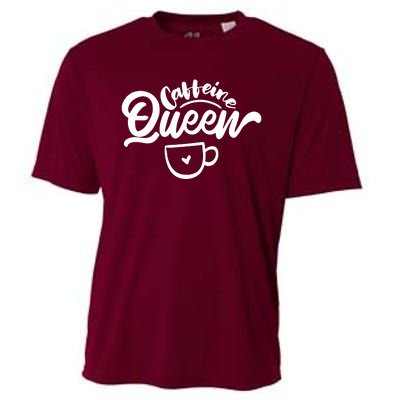 Caffeine Coffee Queen Cooling Performance Crew T-Shirt