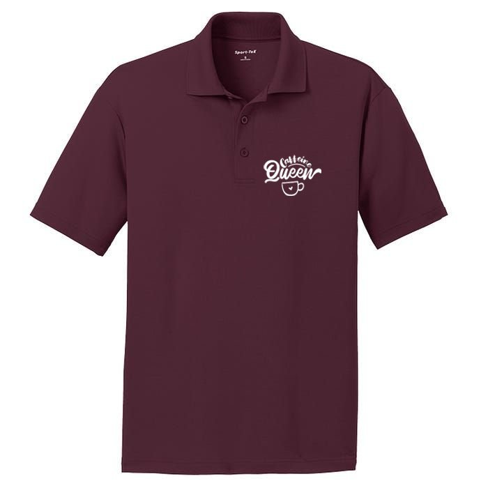 Caffeine Coffee Queen PosiCharge RacerMesh Polo