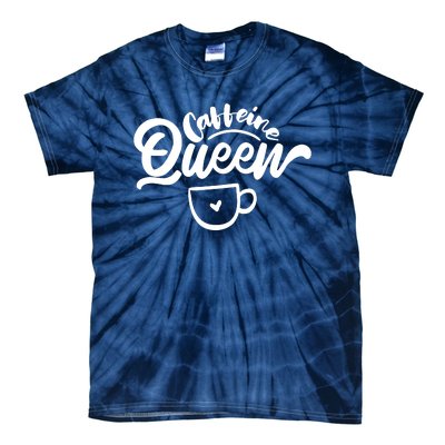 Caffeine Coffee Queen Tie-Dye T-Shirt