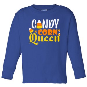 Candy Corn Queen Costume Halloween Cute Kawaii Crown Toddler Long Sleeve Shirt