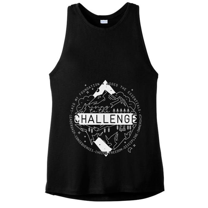Classical Conversations Rising To The Challenge Ladies PosiCharge Tri-Blend Wicking Tank