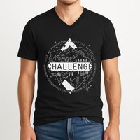 Classical Conversations Rising To The Challenge V-Neck T-Shirt
