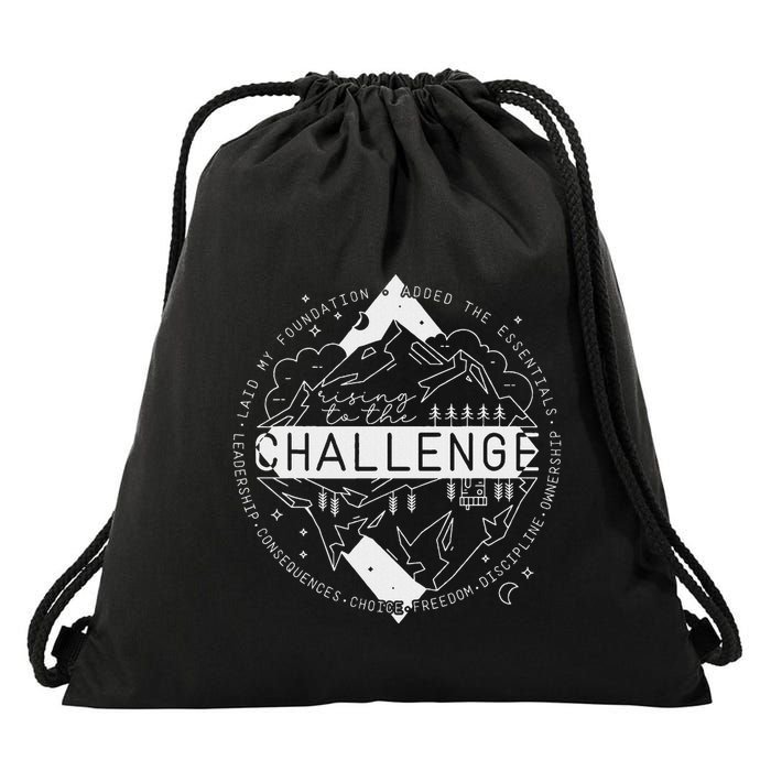 Classical Conversations Rising To The Challenge Drawstring Bag