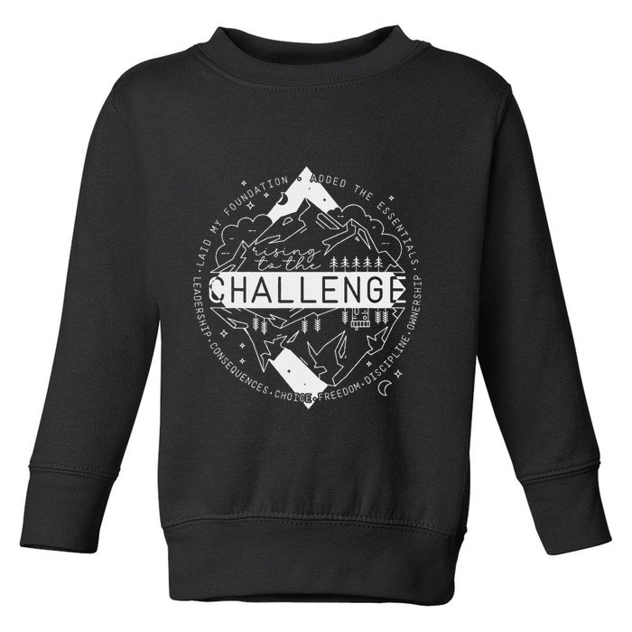 Classical Conversations Rising To The Challenge Toddler Sweatshirt
