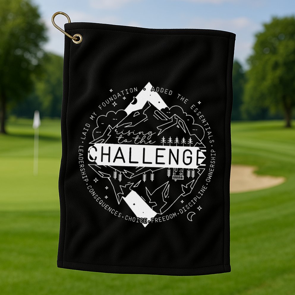 Classical Conversations Rising To The Challenge Golf Towel