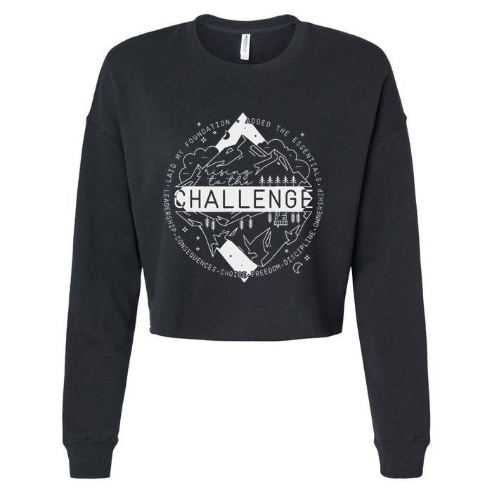 Classical Conversations Rising To The Challenge Cropped Pullover Crew