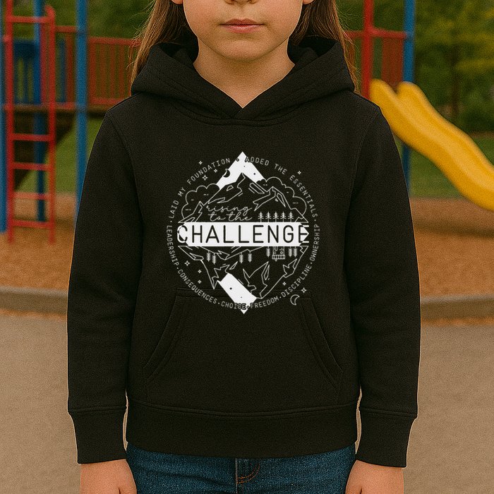 Classical Conversations Rising To The Challenge Kids Hoodie