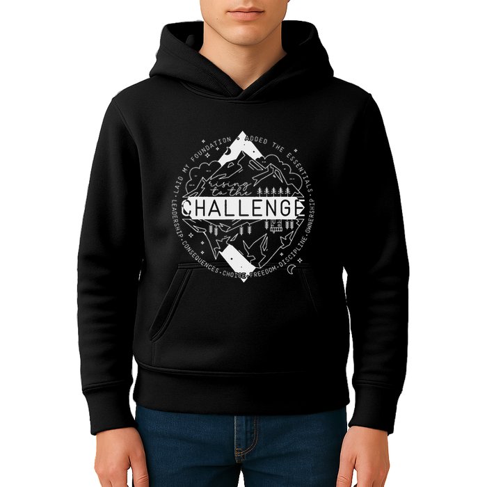 Classical Conversations Rising To The Challenge Kids Hoodie