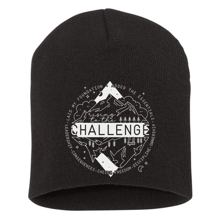 Classical Conversations Rising To The Challenge Short Acrylic Beanie