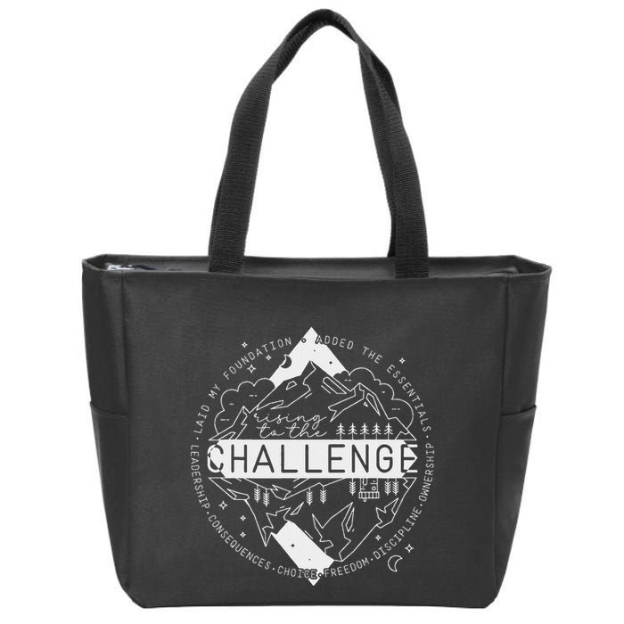 Classical Conversations Rising To The Challenge Zip Tote Bag