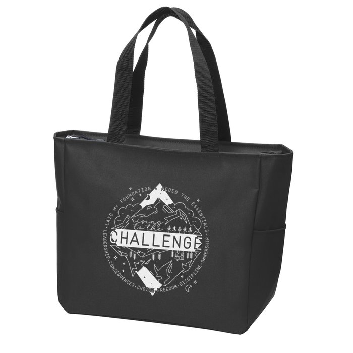 Classical Conversations Rising To The Challenge Zip Tote Bag