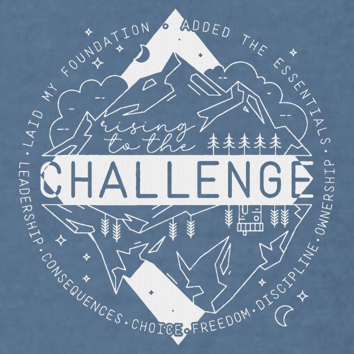 Classical Conversations Rising To The Challenge Garment-Dyed Sweatshirt