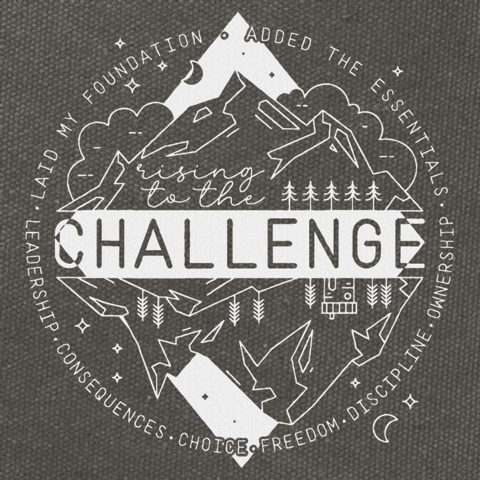 Classical Conversations Rising To The Challenge Cotton Canvas Backpack