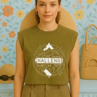 Classical Conversations Rising To The Challenge Garment-Dyed Women's Muscle Tee