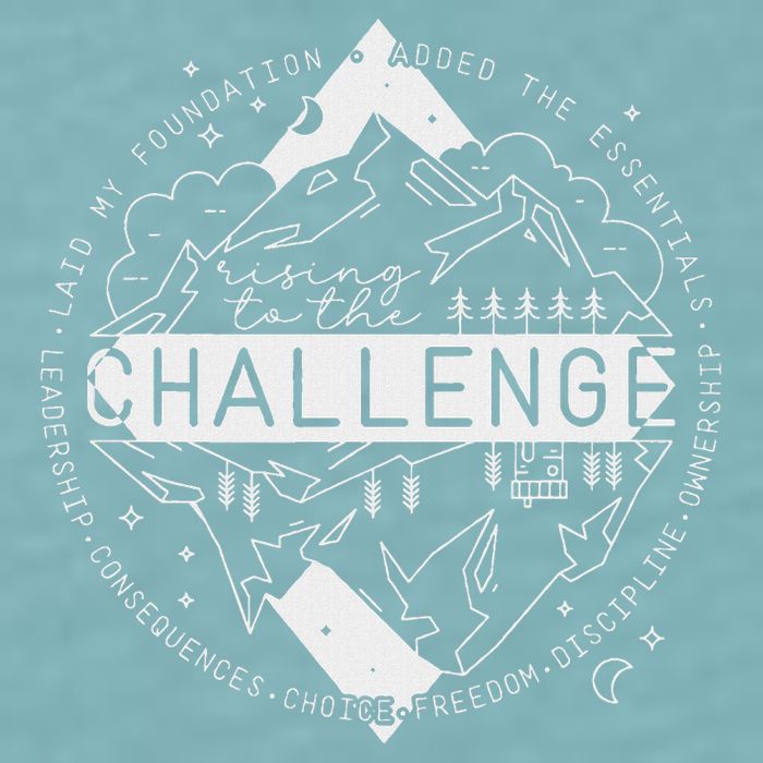 Classical Conversations Rising To The Challenge Sueded Cloud Jersey T-Shirt