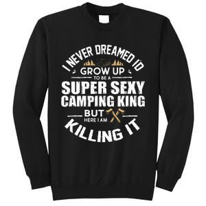 Camping Camper RV Camping Vacation Camping Dad Tall Sweatshirt