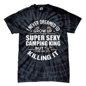 Camping Camper RV Camping Vacation Camping Dad Tie-Dye T-Shirt