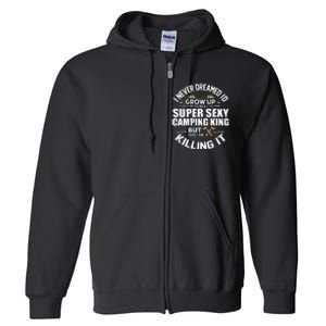 Camping Camper RV Camping Vacation Camping Dad Full Zip Hoodie