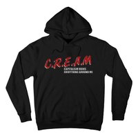 C.r.e.a.m capitalism ruins everything around me Hoodie