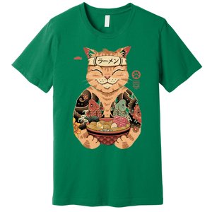 Catana Cat Ramen Premium T-Shirt