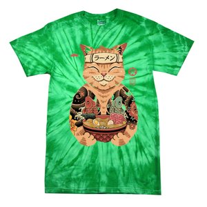 Catana Cat Ramen Tie-Dye T-Shirt