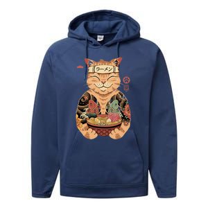 Catana Cat Ramen Performance Fleece Hoodie