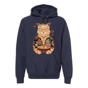 Catana Cat Ramen Premium Hoodie