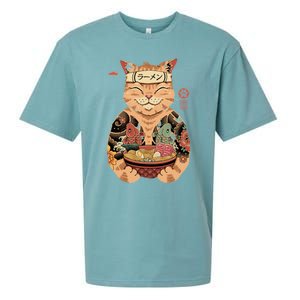 Catana Cat Ramen Sueded Cloud Jersey T-Shirt