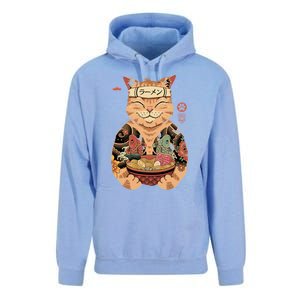 Catana Cat Ramen Unisex Surf Hoodie