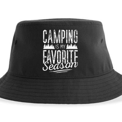 Camping Camper RV Camping Vacation Sustainable Bucket Hat