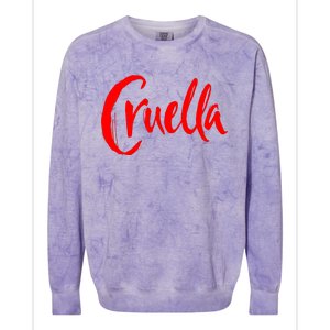 Cruella Colorblast Crewneck Sweatshirt