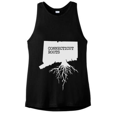 Connecticut Connecticut Roots State Ladies PosiCharge Tri-Blend Wicking Tank