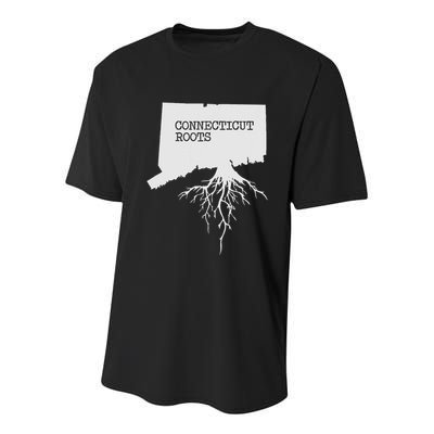 Connecticut Connecticut Roots State Youth Performance Sprint T-Shirt