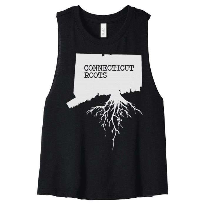 Connecticut Connecticut Roots State Women's Racerback Cropped Tank