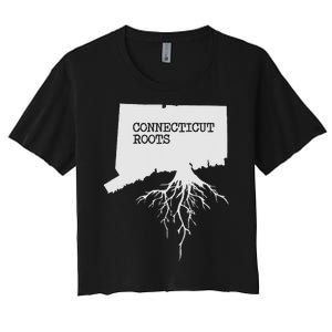 Connecticut Connecticut Roots State Women's Crop Top Tee