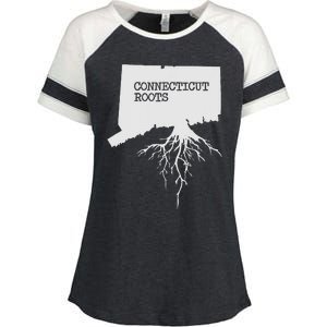 Connecticut Connecticut Roots State Enza Ladies Jersey Colorblock Tee