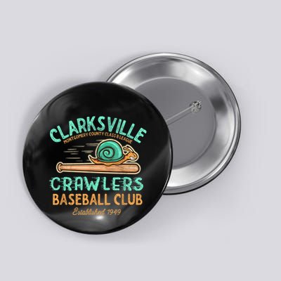 Clarksville Crawlers Retro Minor League Baseball Team Button
