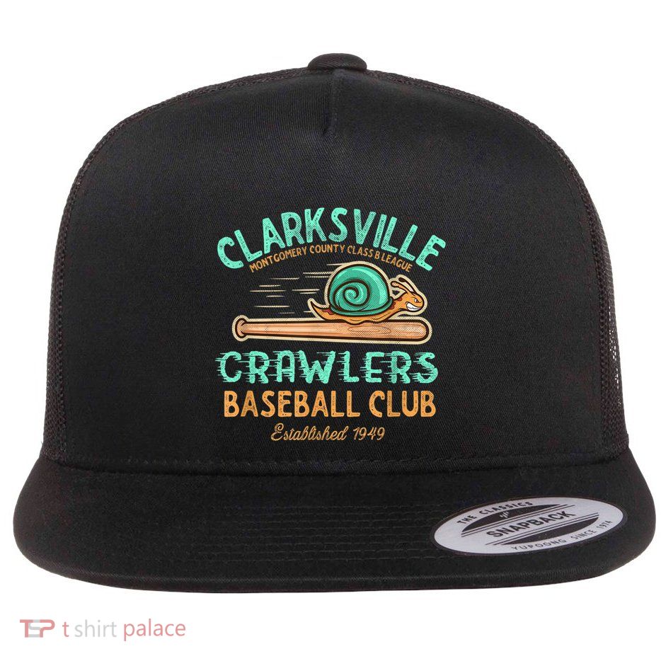 Clarksville Crawlers Retro Minor League Baseball Team Flatbill Hat