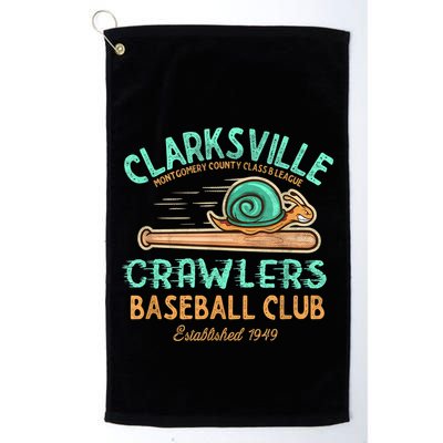 Clarksville Crawlers Retro Minor League Baseball Team Golf Towel