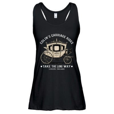 ColinS Carriage Rides Take The Long Way Ladies Essential Flowy Tank