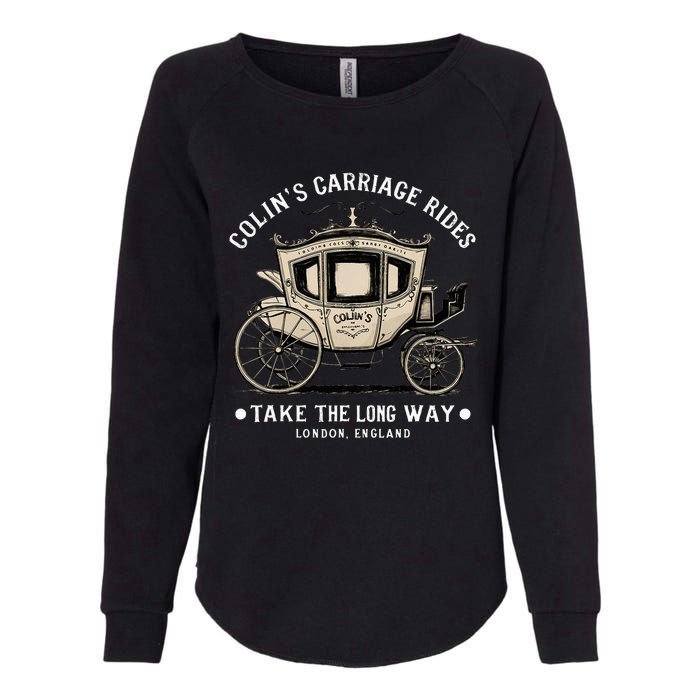 ColinS Carriage Rides Take The Long Way Womens California Wash Sweatshirt