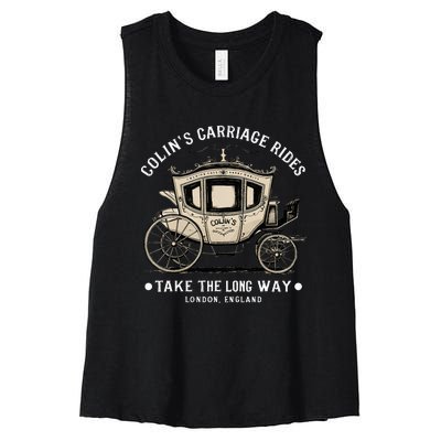 ColinS Carriage Rides Take The Long Way Women's Racerback Cropped Tank