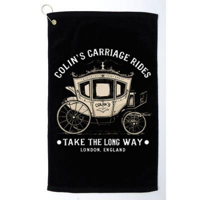 ColinS Carriage Rides Take The Long Way Platinum Collection Golf Towel