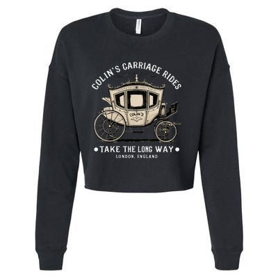 ColinS Carriage Rides Take The Long Way Cropped Pullover Crew